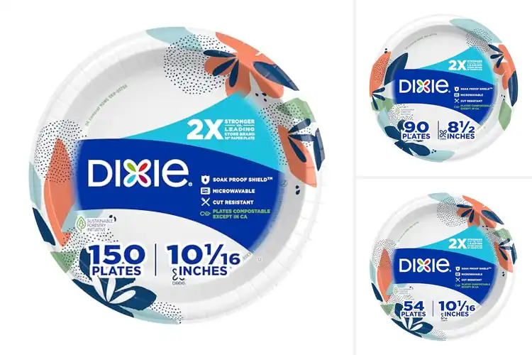 Detailed view of 10 Best 2X Strongest Paper Plates: No More Mess