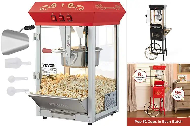 Detailed view of 10 Best 8 Oz Popcorn Makers: Fluffy Popcorn in Minutes