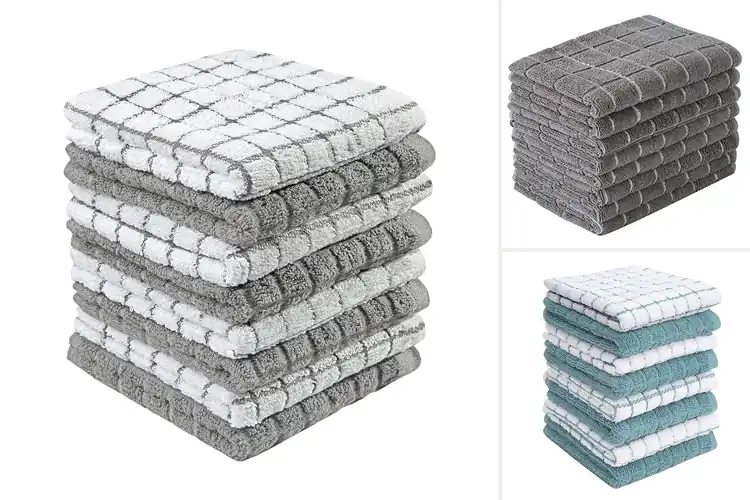 Detailed view of 10 Best 8 Pack Dish Towels – Ultra‑Soft, Super‑Absorbent