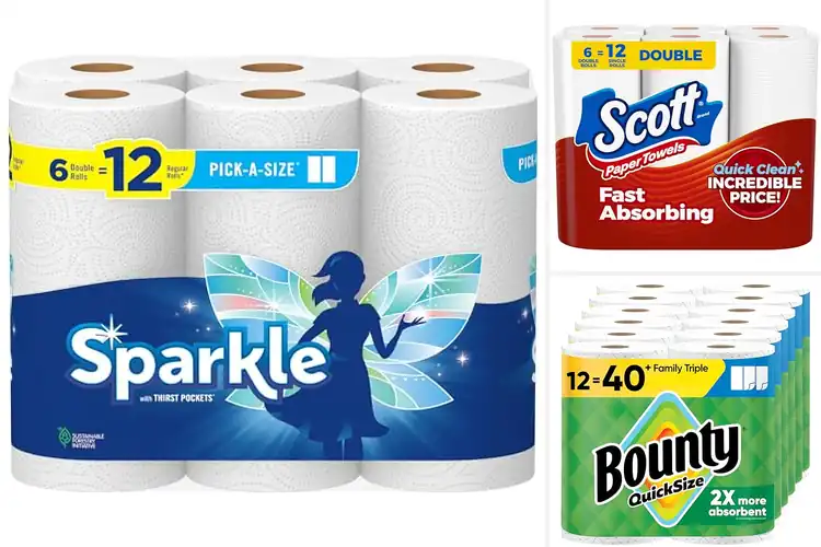 Detailed view of Best Absorbent Paper Towels For Household Cleanup