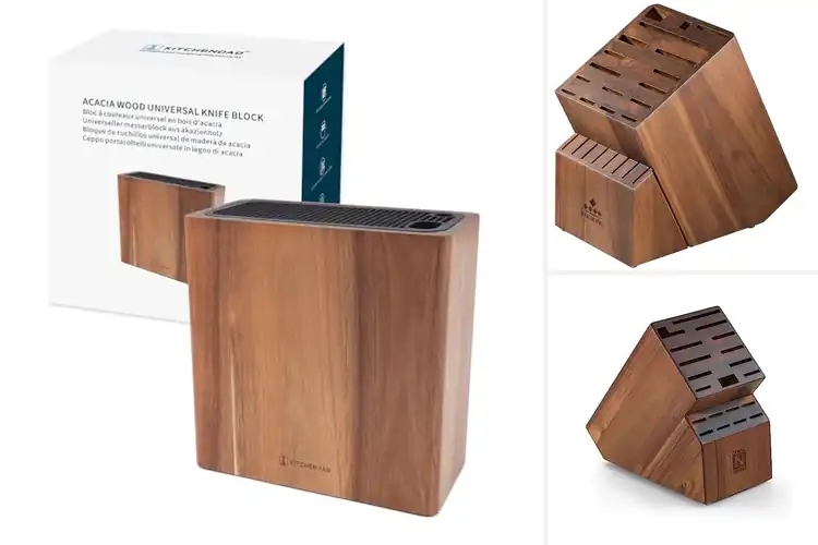 Detailed view of Best Acacia Wood Knife Block: Top 10 Picks for Your Kitchen