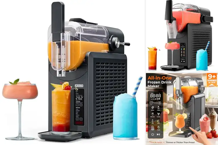 Detailed view of 10 Best Adjustable Thickness Slushie Machines: Cool Frosty