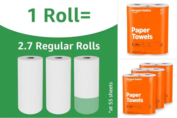 Detailed view of 6 Best Amazon Basics Paper Towels For Everyday Cleaning