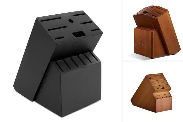 Detailed view of Best Angled Handle Support Knife Block