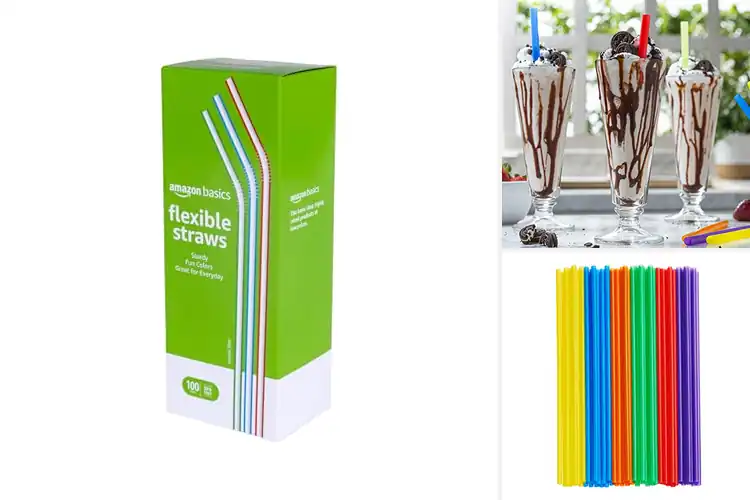 Detailed view of 10 Best Assorted Drinking Straws for Fun Sippers
