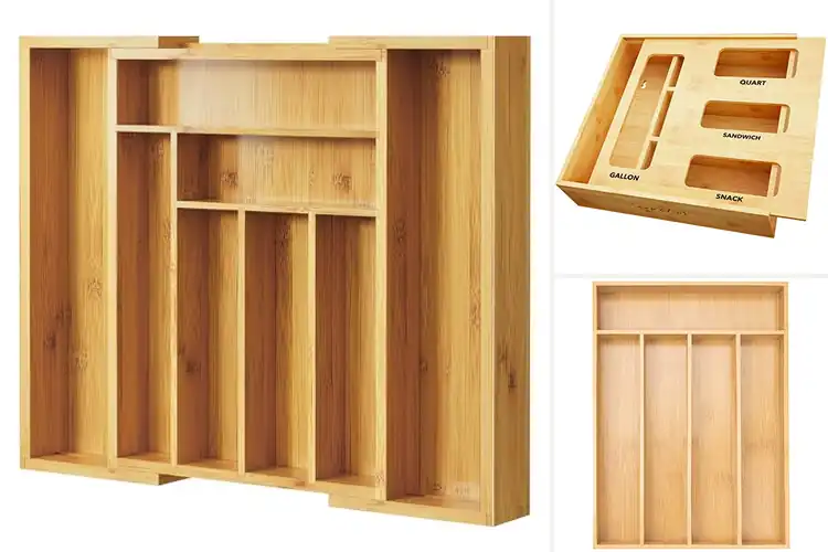 Detailed view of Best Bamboo Kitchen Organizers: Declutter Now