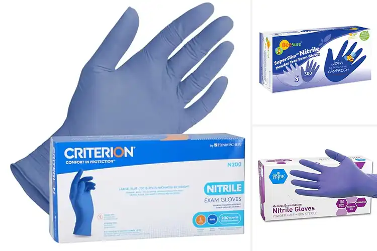 Detailed view of 10 Best Beaded-Cuff Nitrile Exam Gloves for Ultimate Comfort