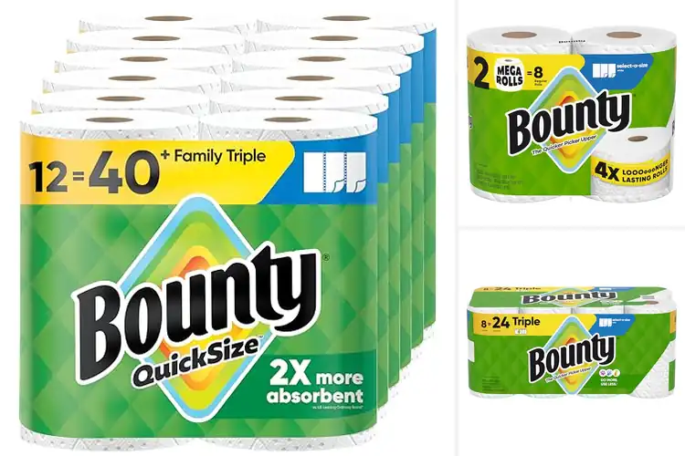 Detailed view of 10 Best Bounty Quick Size Paper Towels Packs for Easy Cleaning