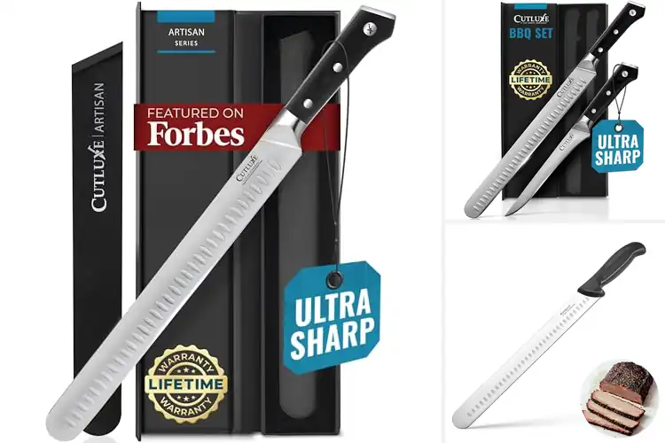 Detailed view of Best Brisket Knives: Slice Like a Pro with Top Picks