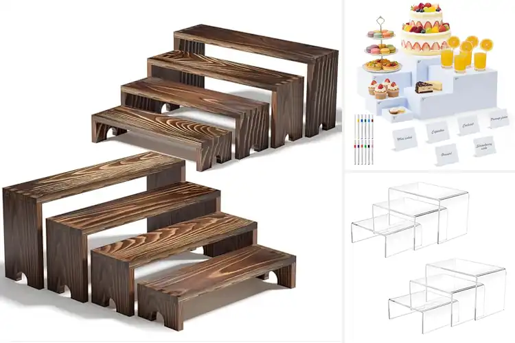 Detailed view of Best Buffet Display Stands