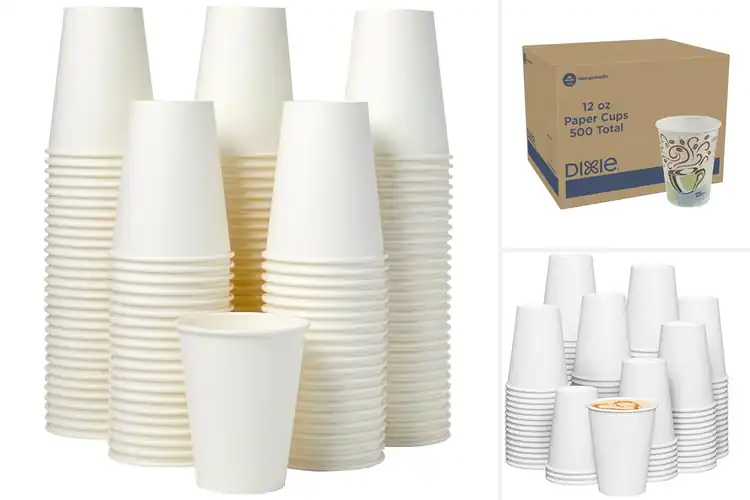 Detailed view of 10 Best Bulk Paper Coffee Cups: Eco & Leak-Proof