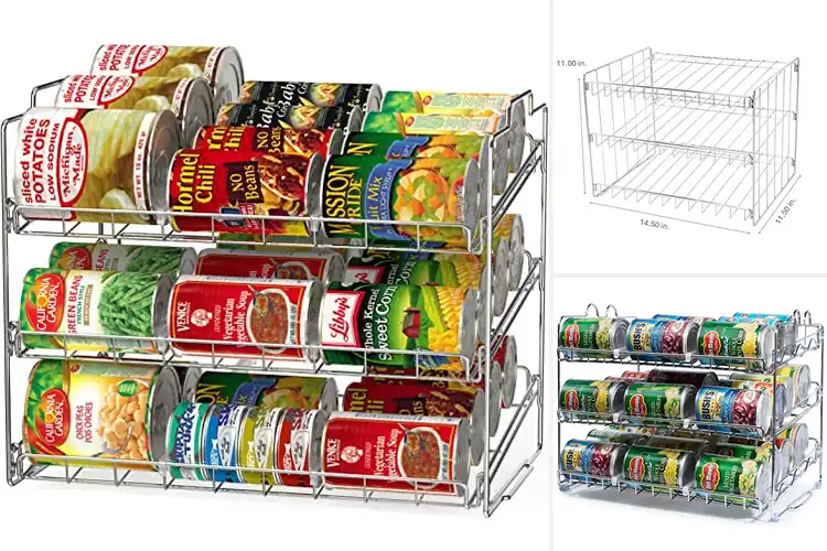 Detailed view of 10 Best Can Organizers: Tame Pantry Chaos Fast