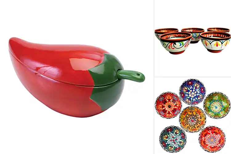 Detailed view of 10 Best Ceramic Salsa Bowls For Mexican Dips That Wow