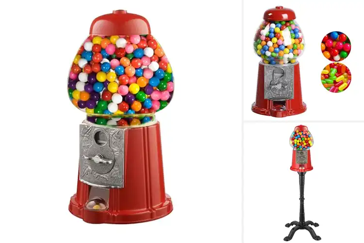 Detailed view of 10 Best Coin Operated Gumball Banks: Fun, Durable, Vibrant Picks