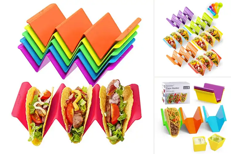 Detailed view of 10 Best Colorful Taco Holders for Fun, Mess-Free Meals