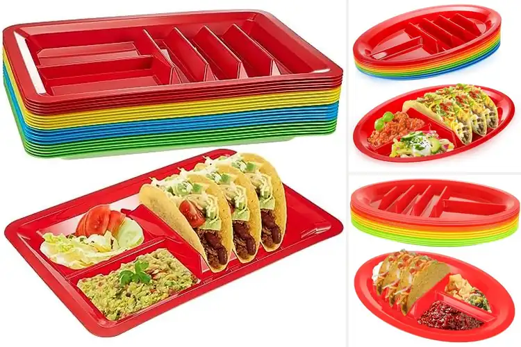 Detailed view of 10 Best Colorful Taco Plates to Brighten Every Meal