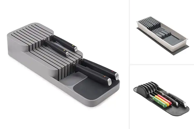 Detailed view of Best Compact Knife Organizers for a Neat & Safe Kitchen