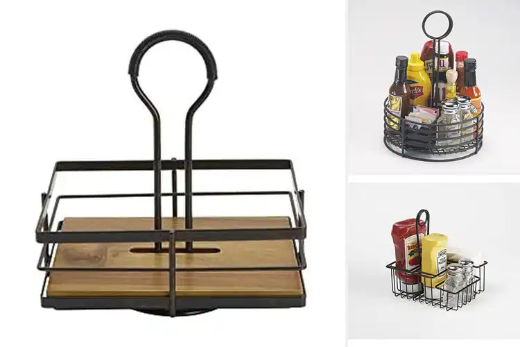 Detailed view of 10 Best Condiment Caddies: Ditch the Table Clutter