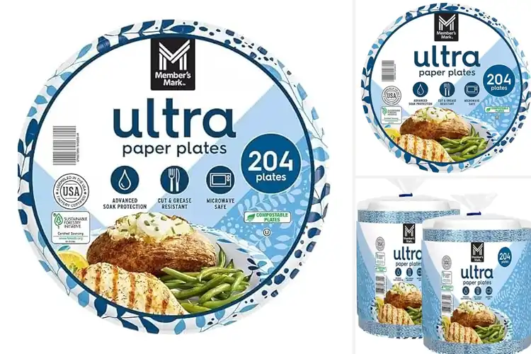 Detailed view of 10 Best Convenient Pack 204 Plates – Hassle-Free Eco Meals