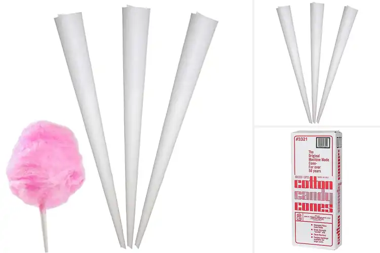 Detailed view of 10 Best Cotton Candy Machine Cones for Sweet Perfection