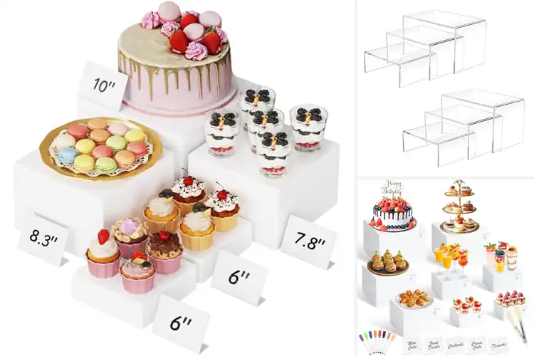 Detailed view of Best Dessert Display Risers