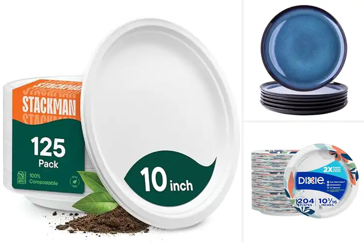 Detailed view of 10 Best Dinner Plates: Dine in Style