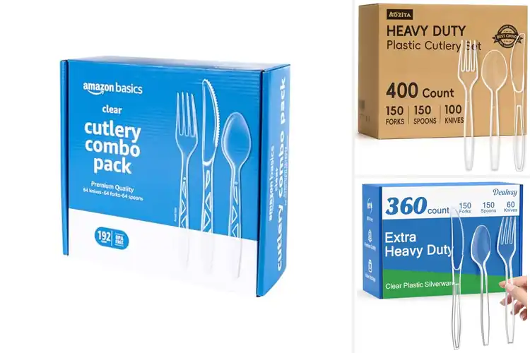 Detailed view of 10 Best Disposable Plastic Utensils: Sturdy, BPA‑Free