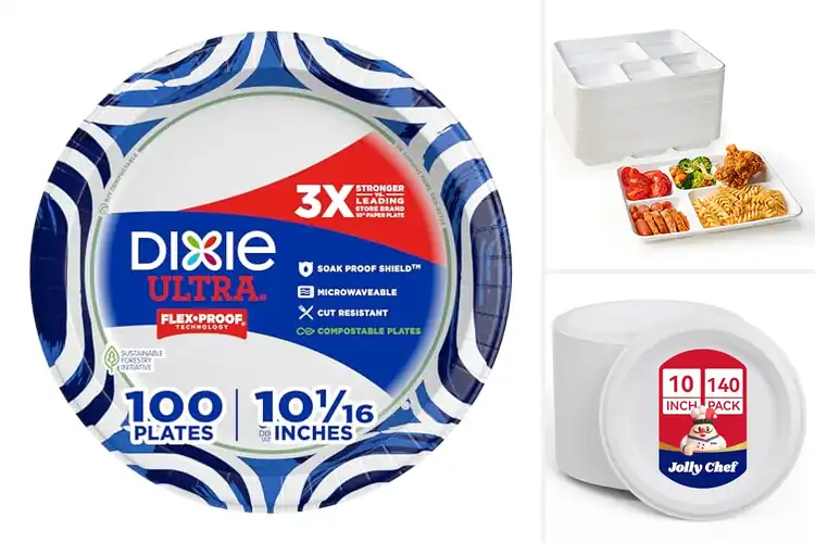 Detailed view of 10 Best Disposable Plates for Heavy-Duty Use – Sturdy, Easy