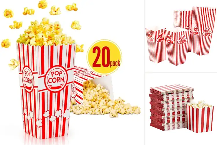Detailed view of 10 Best Disposable Popcorn Boxes – Easy, Grease-Free Fun
