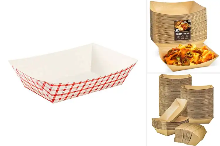 Detailed view of 10 Best Disposable Taco Boat Trays for Mess-Free Meals