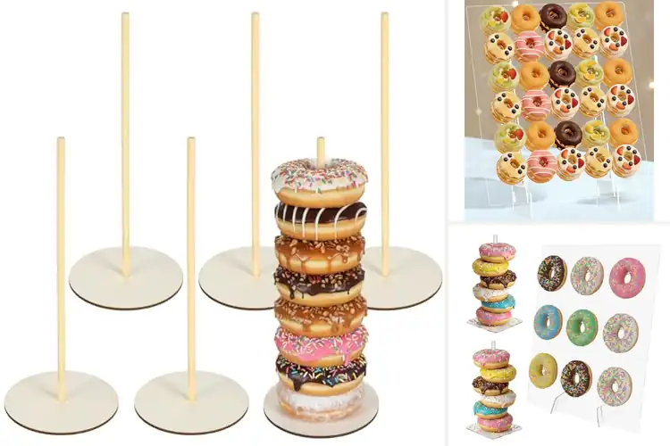Detailed view of Best Donut Showpiece For Dessert Table