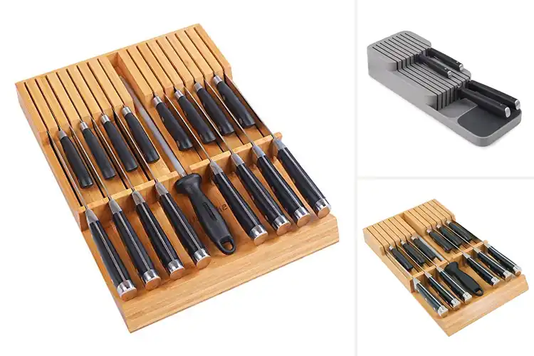 Detailed view of Best Drawer Knife Organizers