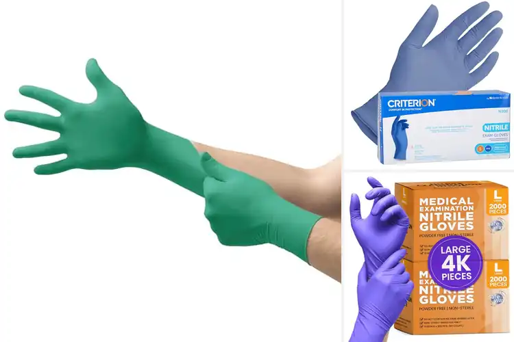 Detailed view of 10 Best Durable Beaded Cuff Nitrile Gloves for Tough Jobs