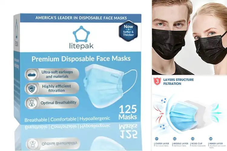 Detailed view of 10 Best Earloop Face Masks: Top Comfort & Protection Picks