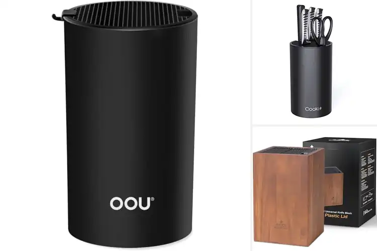 Detailed view of Best Easy Clean Knife Block Surfaces