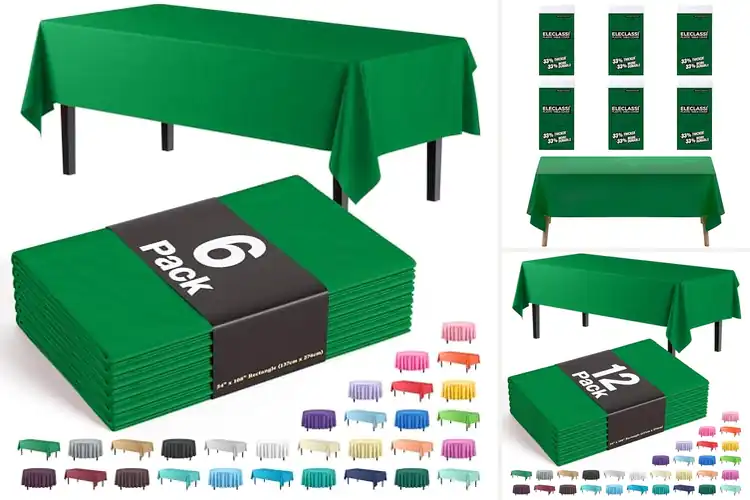 Detailed view of 10 Best Emerald Green Tablecovers to Wow Your Guests