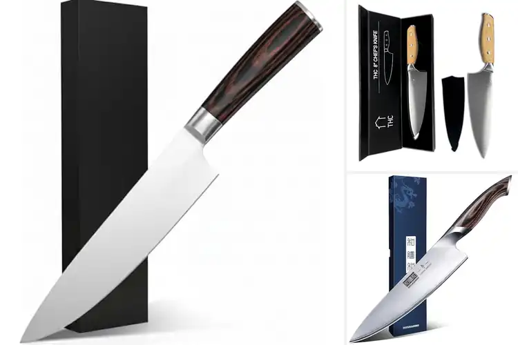 Detailed view of Best Ergonomic Pakka Handle Knives