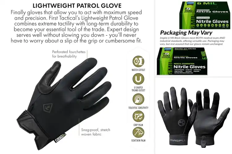 Detailed view of 10 Best First Responder Gloves for Tough, Reliable Protection