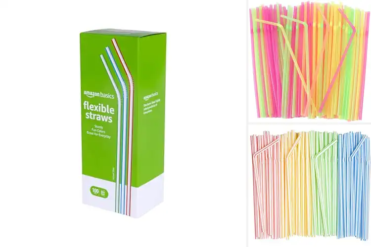 Detailed view of 10 Best Flexible Drinking Straws: Twist into Fun Shapes Easily