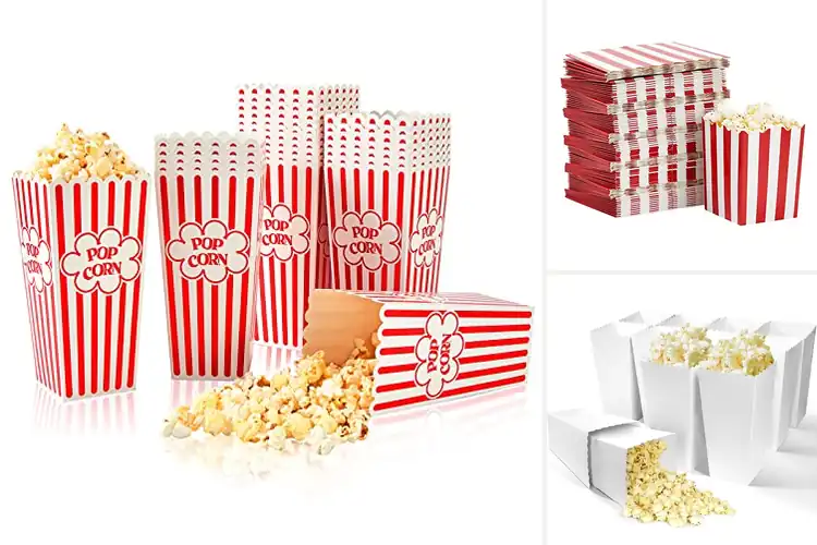 Detailed view of 10 Best Food Grade Popcorn Boxes: Safe & Stylish