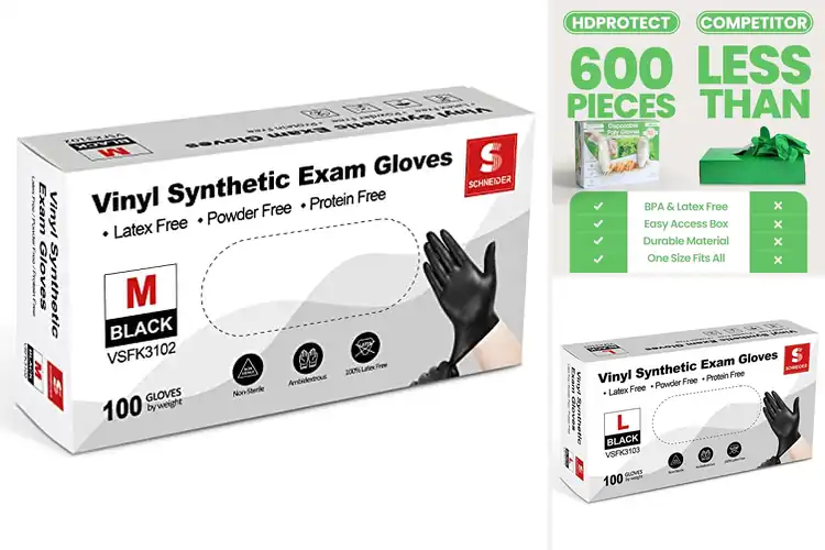 Detailed view of 10 Best Food Prep Gloves: Clean & Safe