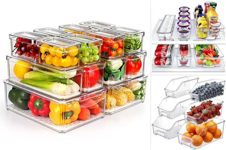 Detailed view of 10 Best Fridge Organizers for Clutter-Free, Fresh Food