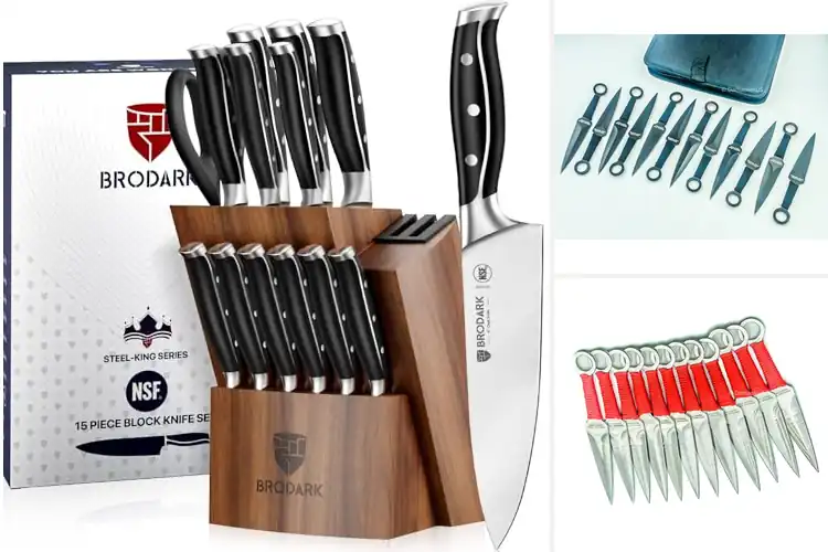 Detailed view of Best Full Tang Knife Set For Balance