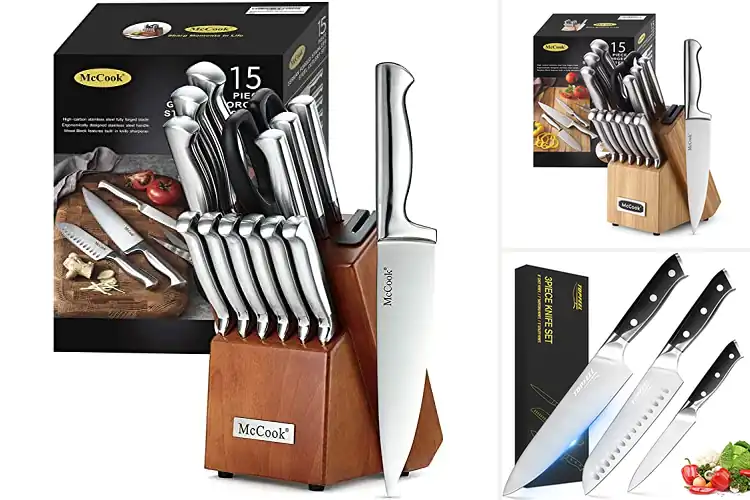 Detailed view of Best German Stainless Steel Knives