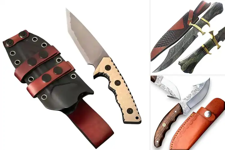 Detailed view of Best Hardened Steel Knives 60HRC
