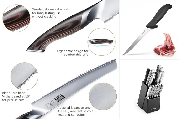 Detailed view of Best High Carbon Stainless Steel Blades