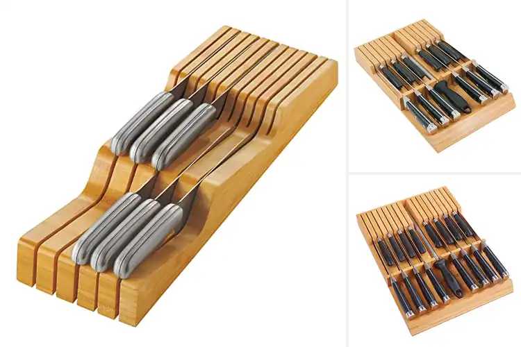Detailed view of Best In-drawer Knife Holders