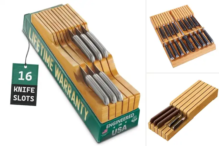 Detailed view of Best In-drawer Knife Storage Solutions
