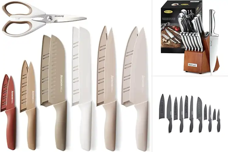 Detailed view of 10 Best Kitchen Knife Sets for Effortless Cooking
