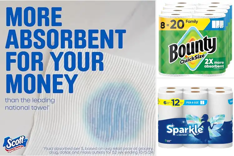 Detailed view of 10 Best Kitchen Paper Towels for Spotless, Quick Cleanup